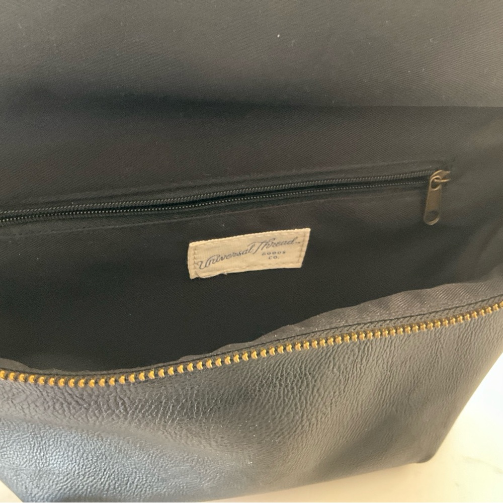 Universal Thread Black Crossbody Bag with Gold Accents - Picture 2 of 10